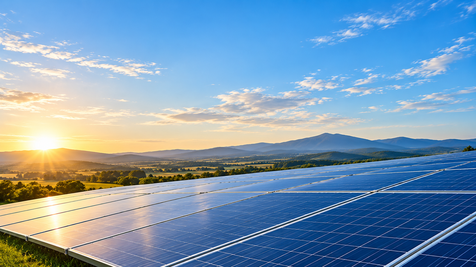 Utility-scale solar PV project representing GreenEnco renewable energy expertise